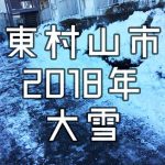 東村山市　2018　雪