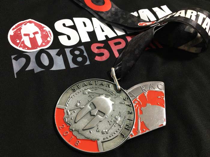 spartanrace medal 2018