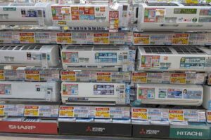 コジマ　エアコン売り場