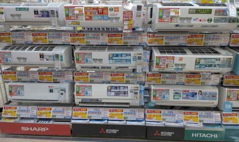 コジマ　エアコン売り場