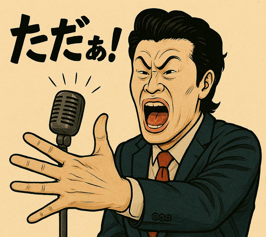 だだぁ!イラスト